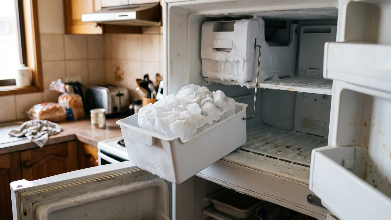The ice maker nobody had turned on