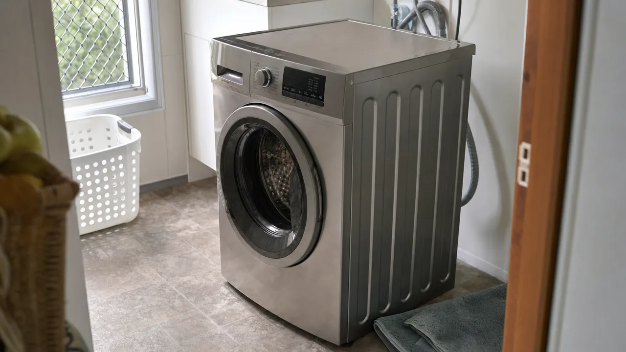 The washing machine that walked itself out of the laundry